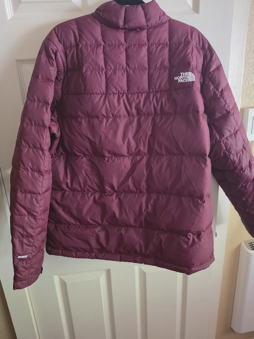 The North Face Men's Insulated Burgundy Puffer Jacket